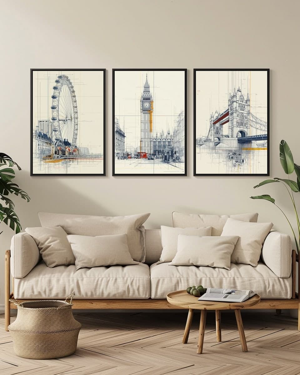 Westminster Primary in a living-room triptych