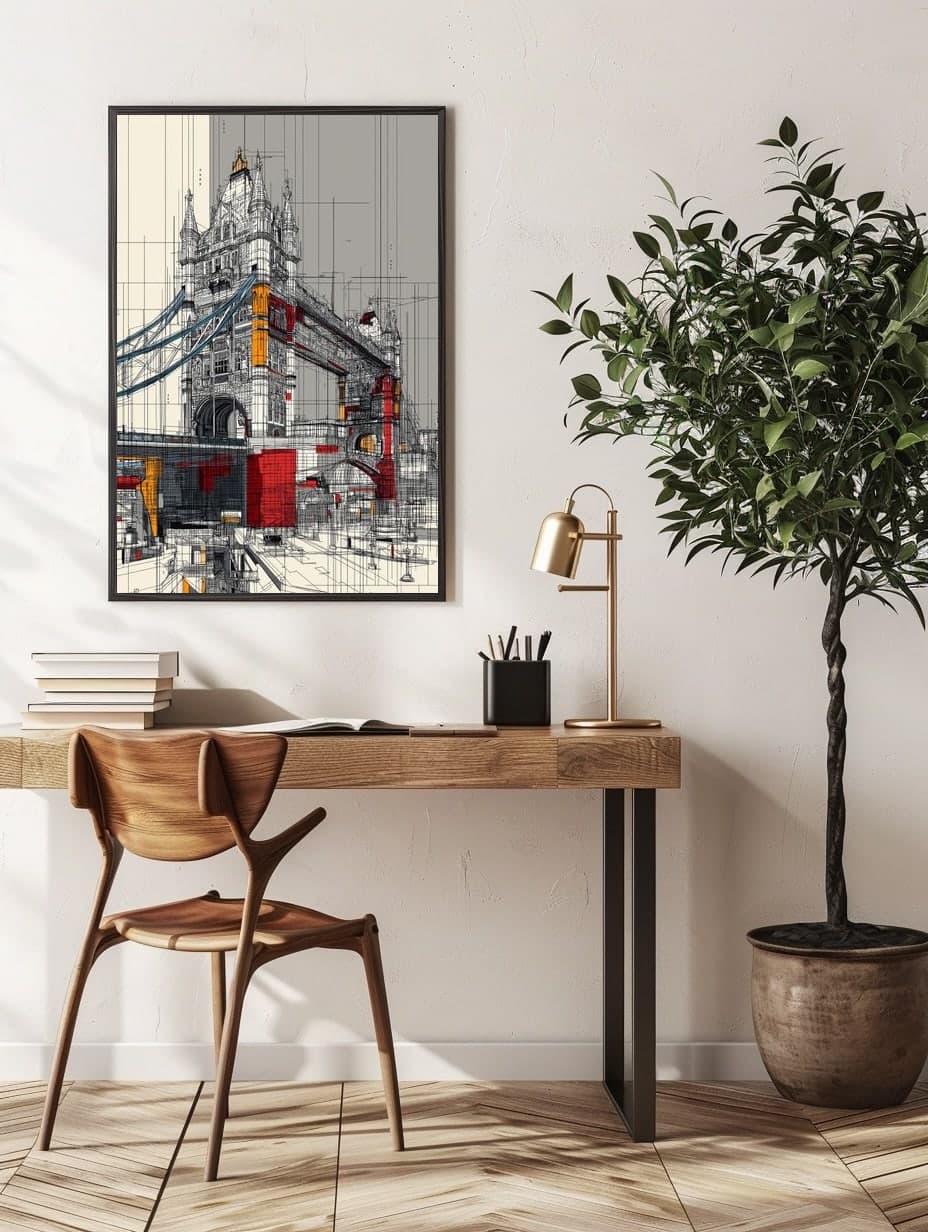Tower Bridge II in an office