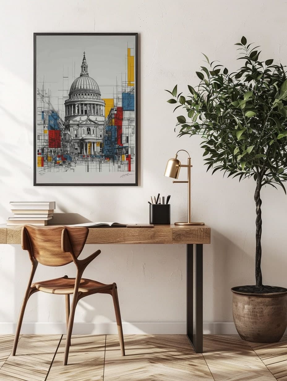 St Paul's II in an office