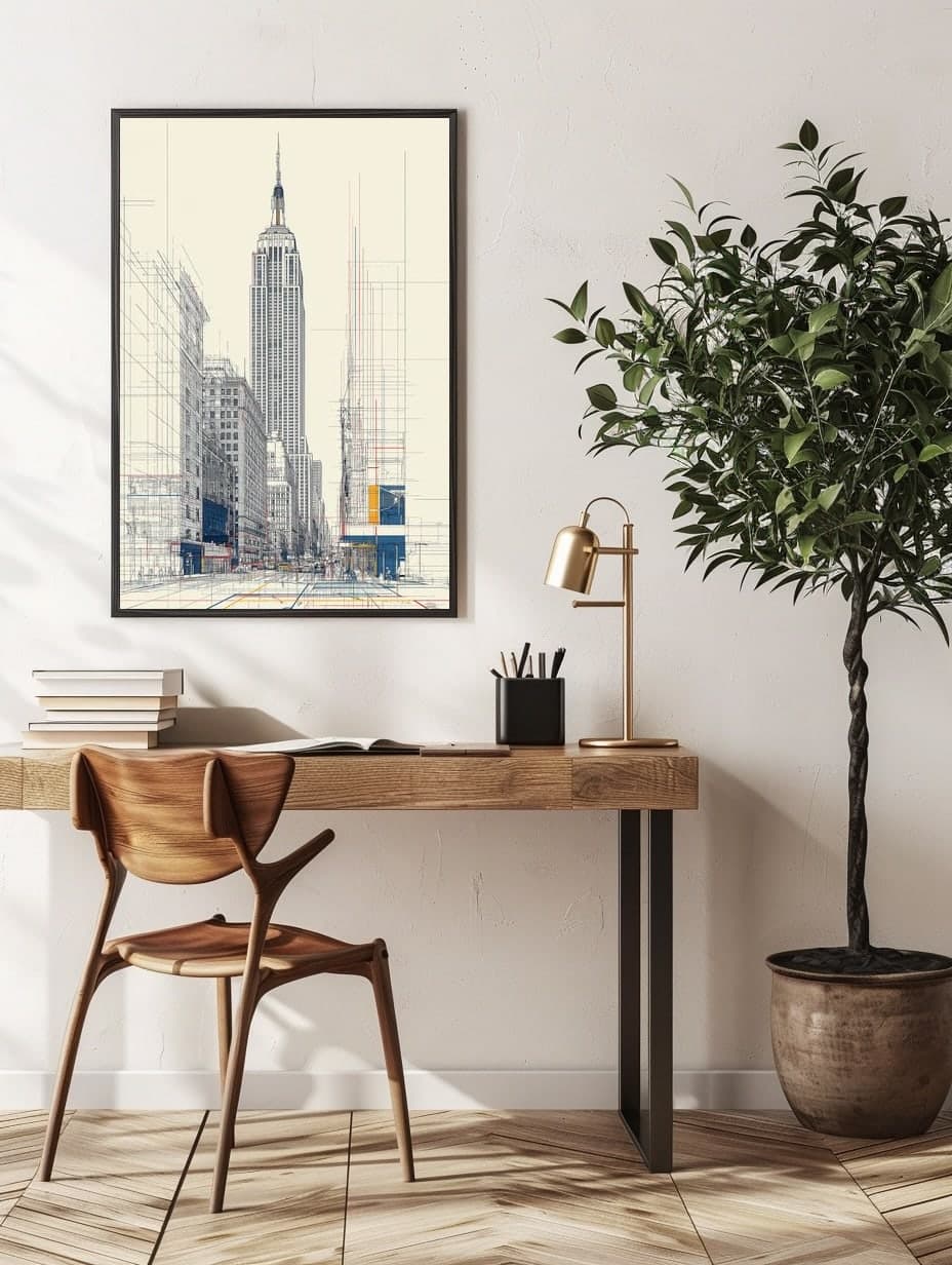 Empire State in an office