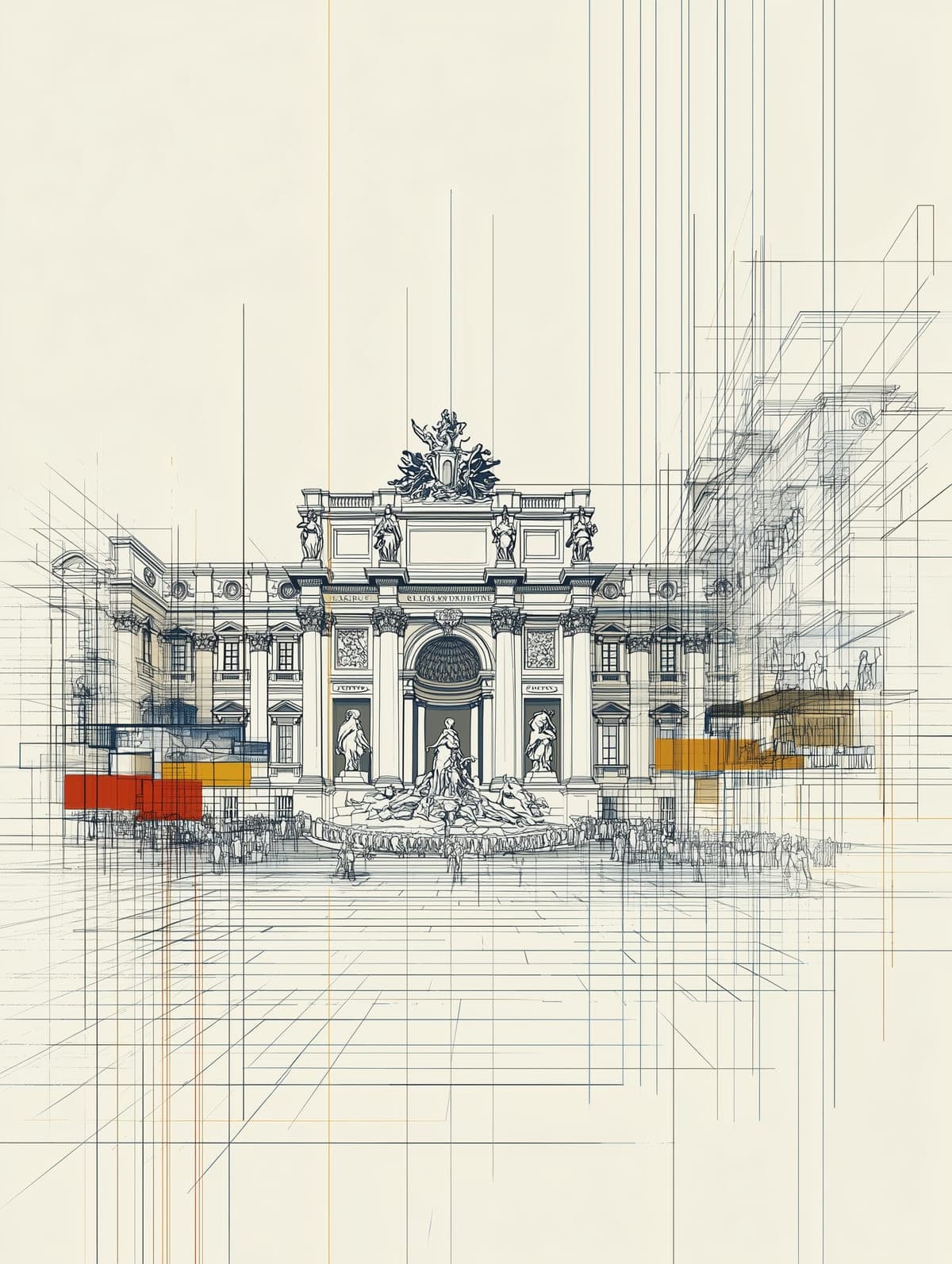 Midjourney Rome Trevifountain2