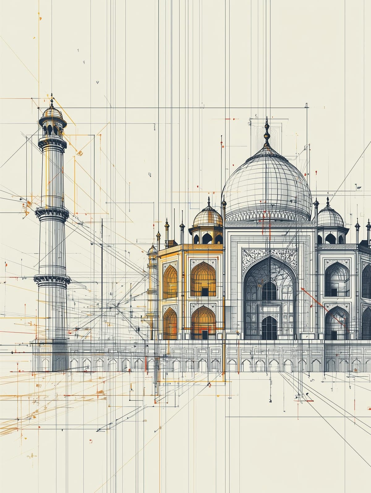 Midjourney Tajmahal